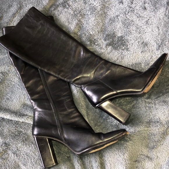 Vintage Charles David Leather Square 